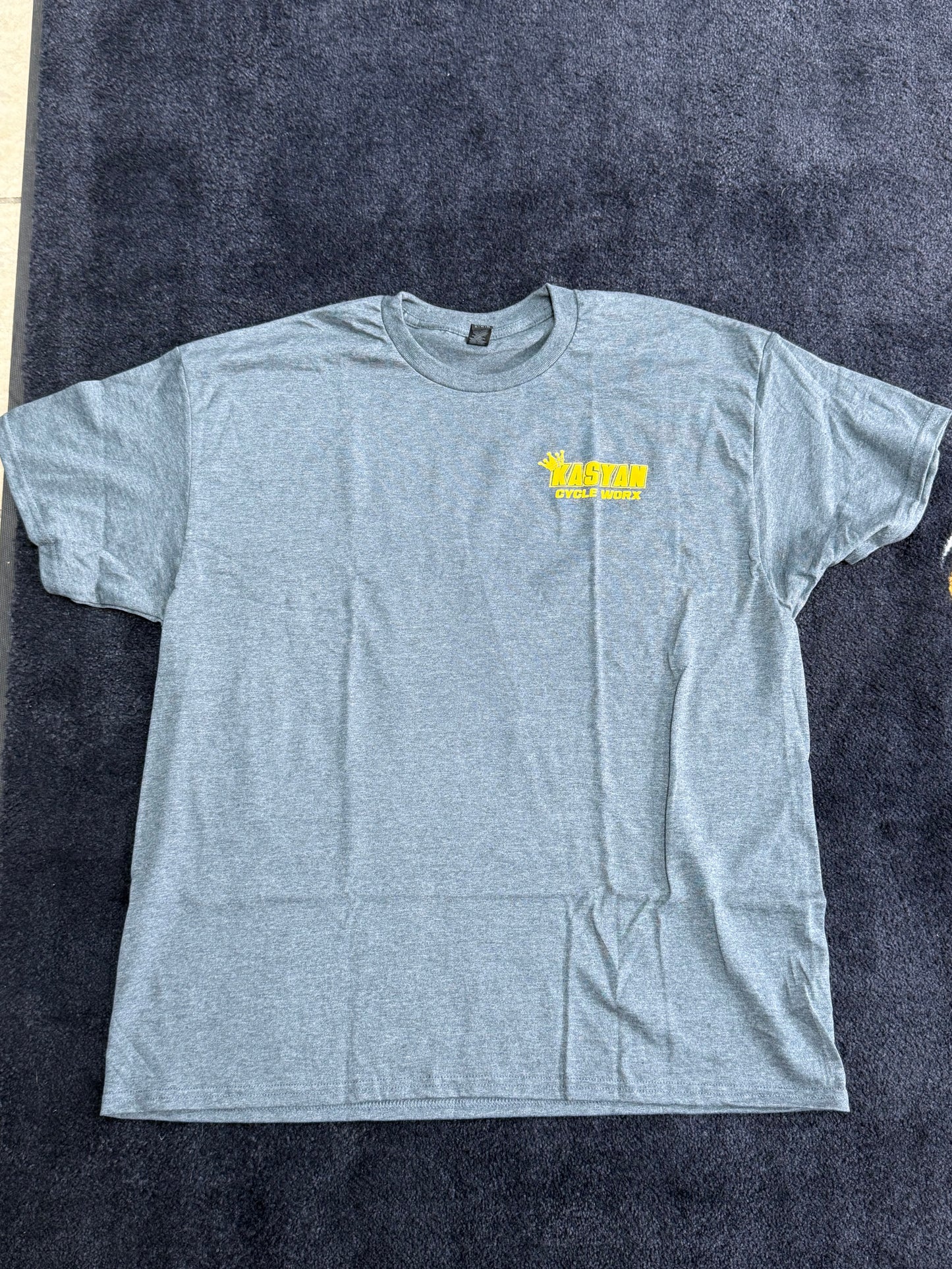 Kasyan Cycle Worx Gray Short Sleeve T-Shirt