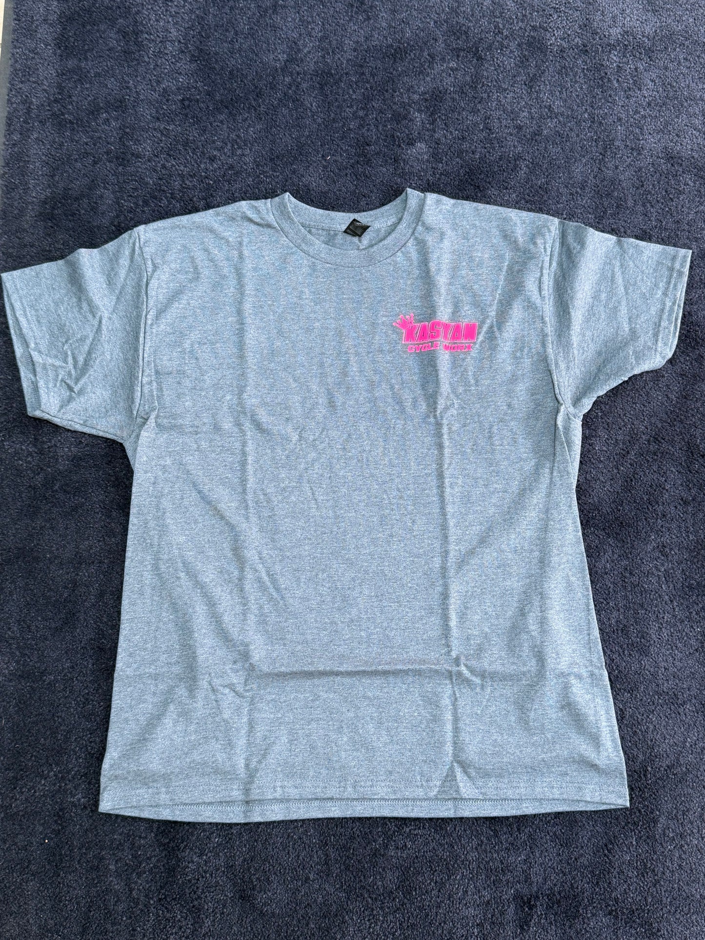 Kasyan Cycle Worx Gray Short Sleeve T-Shirt