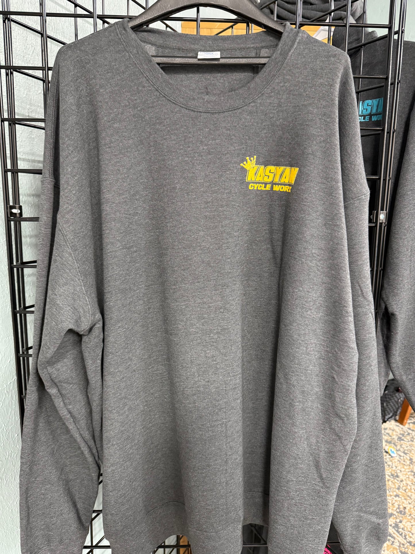 Kasyan Cycle Worx Gray Crewneck