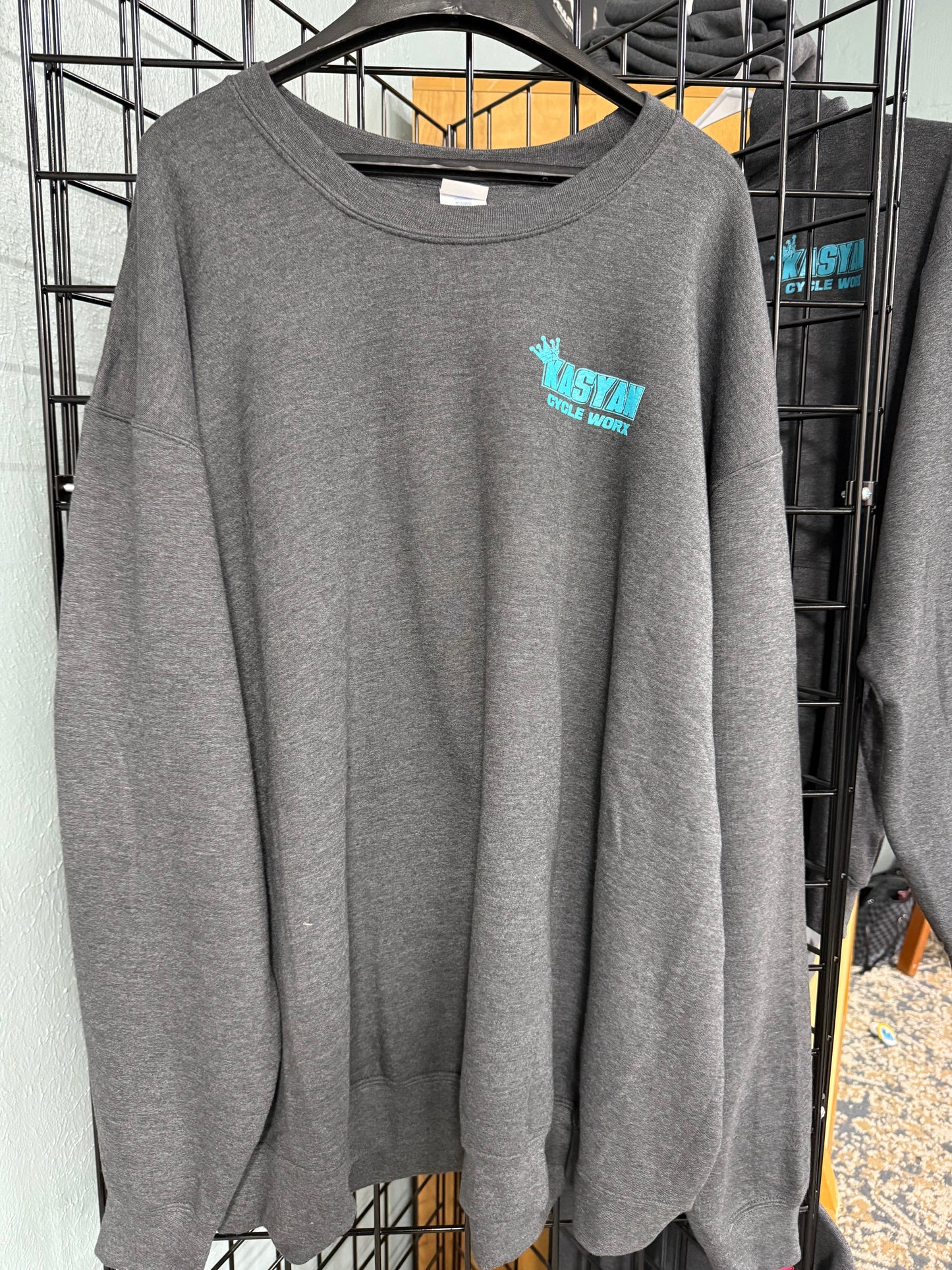 Kasyan Cycle Worx Gray Crewneck