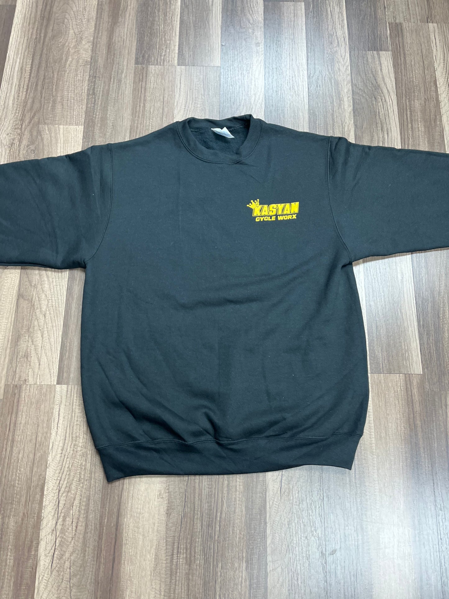 Kasyan Cycle Worx "OG" gold logo crew neck