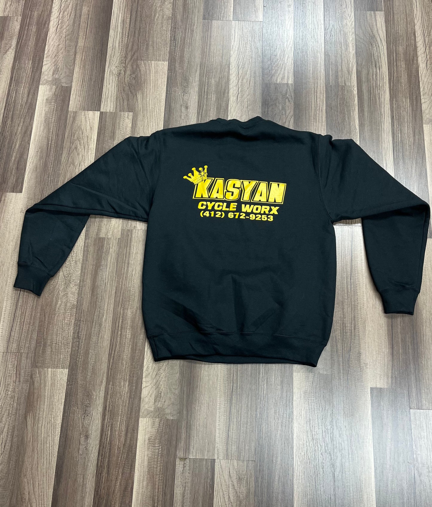 Kasyan Cycle Worx "OG" gold logo crew neck