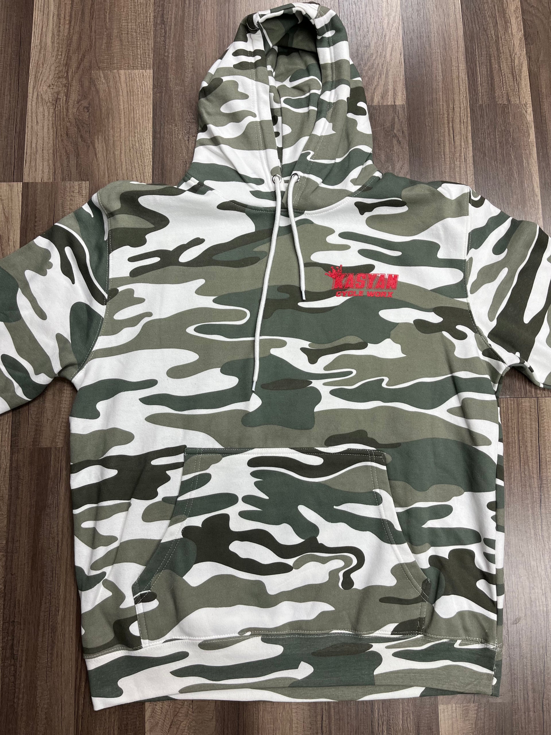 パーカー・フーディ KTZ CAMOUFLAGE HUMANOID HOODED SWEATSHIRT GREEN/GREY/BLK/WHT KTZ CAMOUFLAGE HUMANOID HOODED SWEATSHIRT | 50% Off-Sale