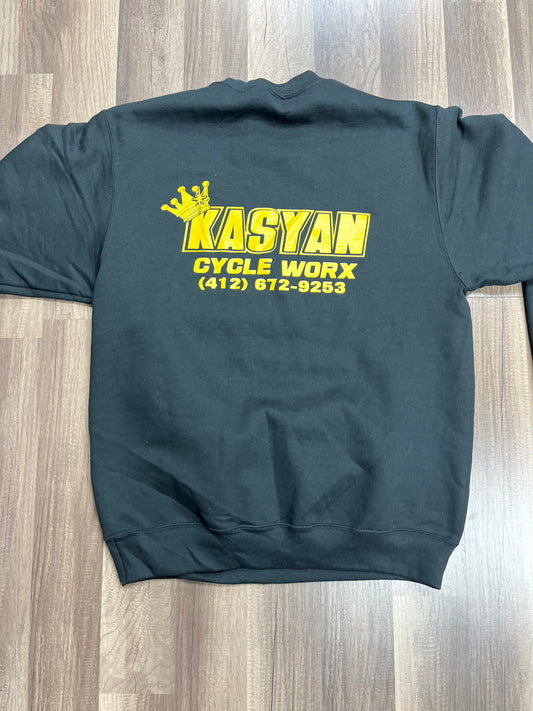 Kasyan Cycle Worx "OG" gold logo crew neck